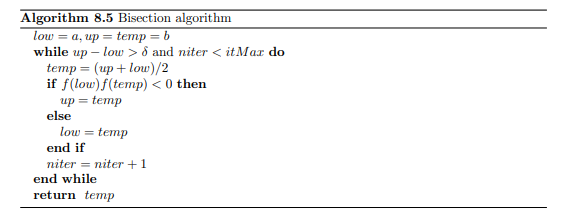 Develop analogs of Algorithm 8.5 that derive from the golden section and Newton optimization methods...