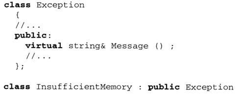 In the following catch statement, which Message () member function is called?-1