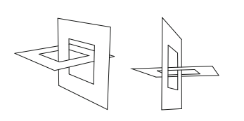 The same as Exercise for Fig., which shows two very thin square rings. Again, the object is shown...-1