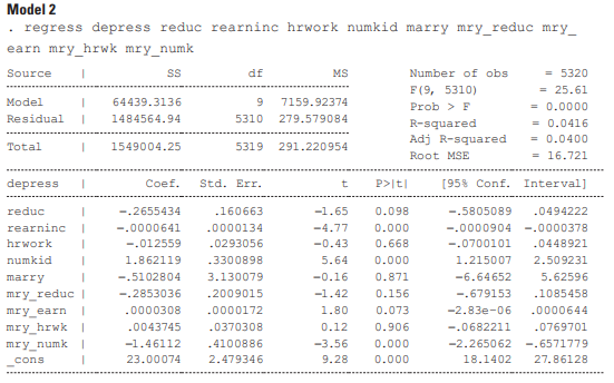 Based on the two regression models shown below, do the following: (a) Statistically compare Model 1...-3