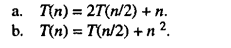 Comparing algorithms Suppose two different parallel algorithms for solving a given problem lead to...