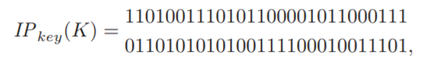 Let Compute the DES subkey . Write a program to implement the DES subkey generation algorithm, where...-1