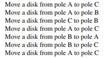 The Towers of Hanoi is a classic puzzle in computer science whose solution is not obvious. Imagine...-3