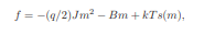 It can be shown that the free energy per spin in the mean-field approximation is given by: