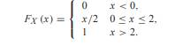 Random variable X has CDF (a) What is E[X]? (b) What is Var[X]?