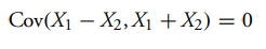 In Example, compute Cov(Xi, Xj) and use this result to show that Var(X ) = 1. If X1 and X2 have the...