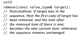 Here is our function’s prototype, with a postcondition: The easiest implementation searches for the...