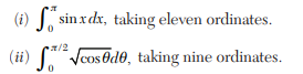 Evaluate using Simpson’s rule. (Take h = 0.25) Evaluate using Simpson’s 1/3 rule Evaluate by...-2