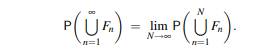 Use the preceding problem to show that for any sequence of events F n ,