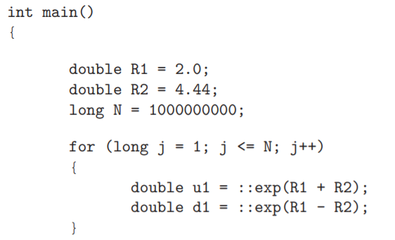 (Improving the Performance of the Binomial Method) The different strategies for calculating the up...-2