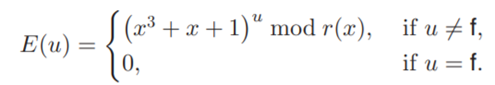 The entries in Whirlpool’s S-Box (see Table 4.3) are calculated using finite-field operations...-4