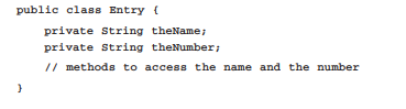 Write a program to create and maintain a telephone directory. Each element in the array is an object...