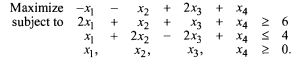 Consider the following problem: a. Introduce slack variables and draw the requirement space. b....