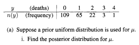 The Russian mathematician Ladislaus Bortkiewicz noted that the Poisson distribution would apply to...-1