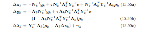 Using Eqs. (15.55) and (15.57), derive the expression of s k in Eq. (15.58).-1