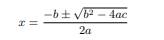 List at least two ways in which evaluation of the quadratic formula may suffer numerical...