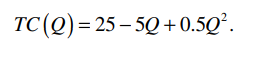 The market-determined price of a product produced in a perfectly competitive industry is $5. The...