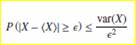 The Chebyshev inequality for a general random variable X , whose population mean is _ X _ , can be...-1