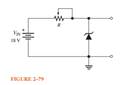 1. A certain zener diode has a V Z = 7.5 V and a Z Z = 5 O at a certain current. Sketch the...