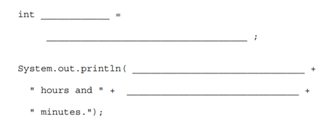 Cur hour and cur Min represent the current time, and dep Hour, dep Min represent the departure time...