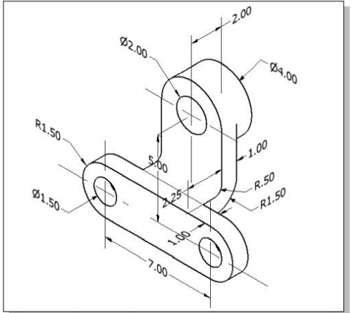 Support Fixture (Dimensions are in inches.)