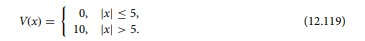 Solve the 1D Schrödinger equation, for a particle in the symmetric finite square well To this end,...-2