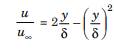 Derive an expression for the displacement thickness and Momentum thickness in flow over a Compare...-2