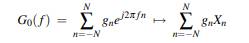 Show that the mapping T defined by is well defined; i.e., if G 0 (f) has another representation, say-1