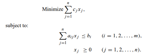 Any linear-programming problem with n decision variables and m constraints can be converted into an...