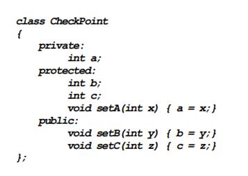 Suppose a program has the following class declaration: What is the reason that base class...