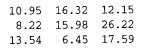 a. Write a C program to input the following values into an array named volts: 10.95,...