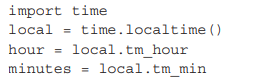 Write a script that draws the image of an analog clock with two hands indicating hours and minutes....