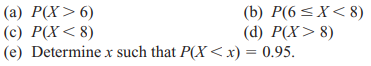 Suppose that and . Determine the following probabilities.-3