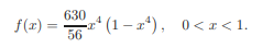 Define X as the space occupied by certain device in a 1 m 3 container. The probability density...-1