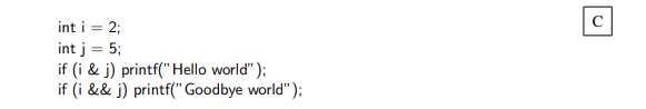 1. What will the following program print? Why? 2. What is the value of i after executing the...-1