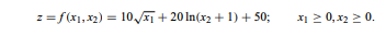Success of sales z for a product depends on a promotion campaign in two media. Let x1 and x2 be the...