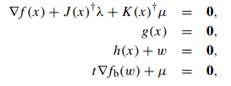 Consider the problem minx ? 2 { f (x)|h(x) = 0} from Section 19.3.2.2 with objective f : R2 ? R and...-5