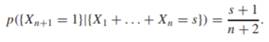 A useful property of the Dirichlet density is that the predictive distribution of Xn+1 may be...-2