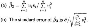 Consder fitting the model Y = ß 0 + ß lX l + ß 2 X 2 + ß 3 X 3 + E to the data set in Table 4.8. Now...-1