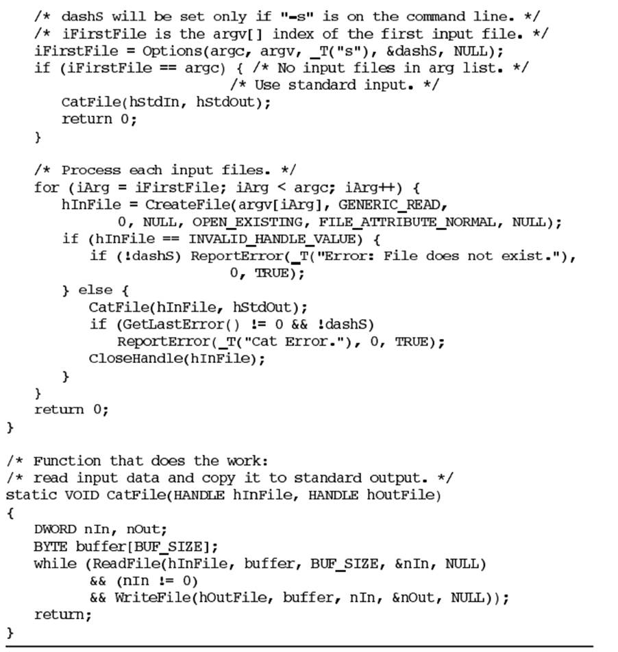 Modify the function in (Program 2–2) so that it uses rather than when the standard output handle is...-2