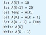 The following program segment is supposed to search an array A consisting of N elements for a value...-2