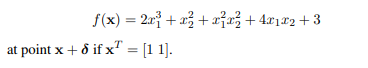 (a) Obtain a quadratic approximation for the function-1