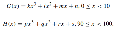 The roller coaster from Example 1 might look smooth but it won’t feel smooth because the piecewise...-2