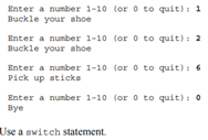 Finish the five-line poem One, two, buckle your shoe; Three, four, shut the door; and write a...