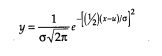 a. The equation of the normal (bell-shaped) curve used in statistical applications is: Using this...-1