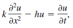 Suppose heat is lost from the lateral surface of a thin rod of length L into a surrounding medium at...-1