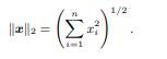 The Euclidean norm of an n-dimensional vector x is defined by Implement a robust routine for...