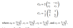 Given the 1-qubit gates C0 and C1 defined by: (a) prove that C0 and C1 are unitary, (b) factor them...-1