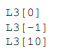 Execute the following statements: 1. What is the content of L3? 2. Try to predict the outcome of the...-2