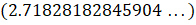 The transcendental number can be shown to be the limit of as tends to zero (from above). Write a...-2